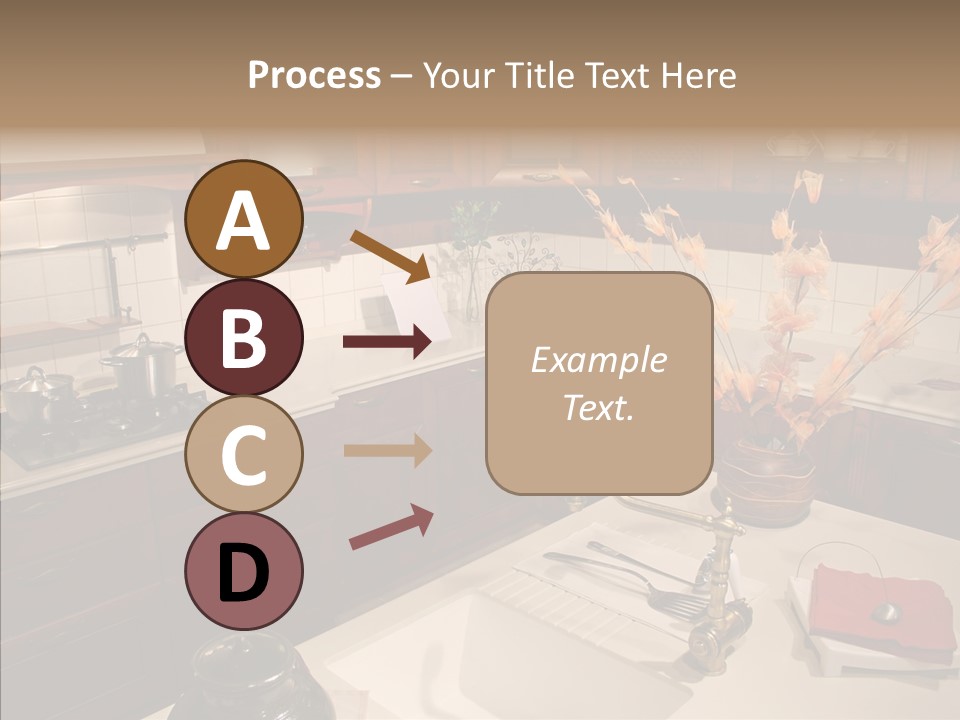 Household Cabinets Counters PowerPoint Template