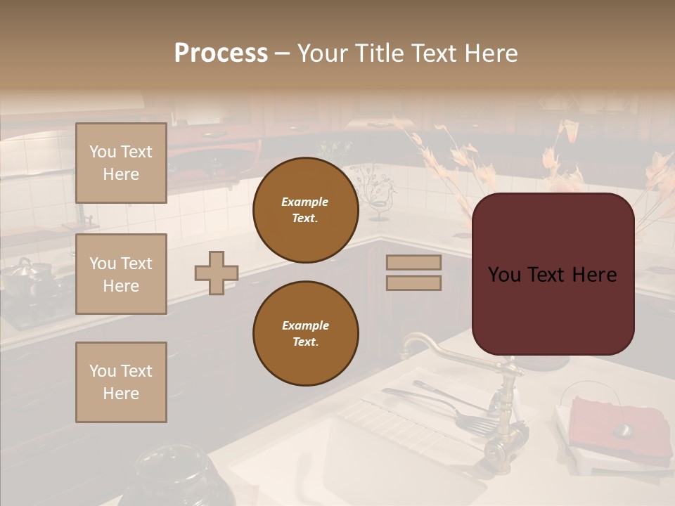 Household Cabinets Counters PowerPoint Template