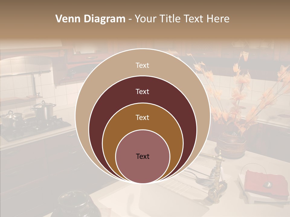 Household Cabinets Counters PowerPoint Template