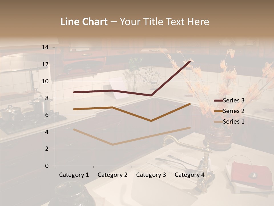 Household Cabinets Counters PowerPoint Template