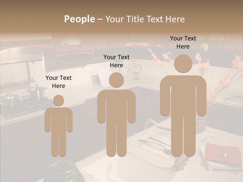 Household Cabinets Counters PowerPoint Template