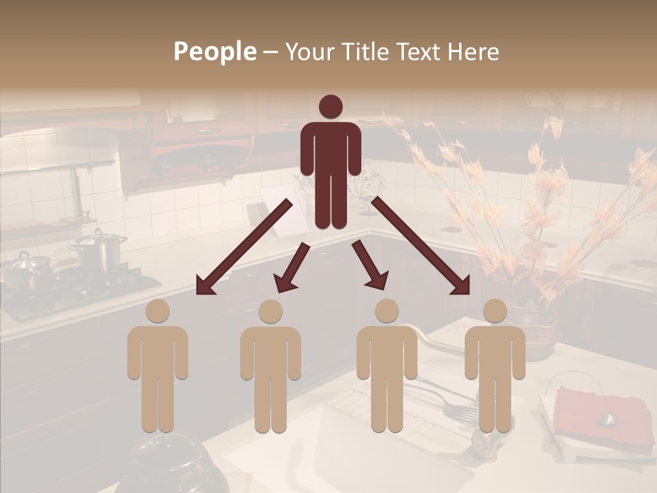 Household Cabinets Counters PowerPoint Template