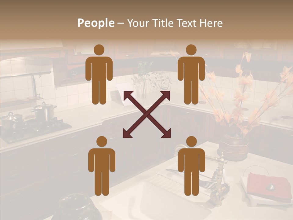 Household Cabinets Counters PowerPoint Template