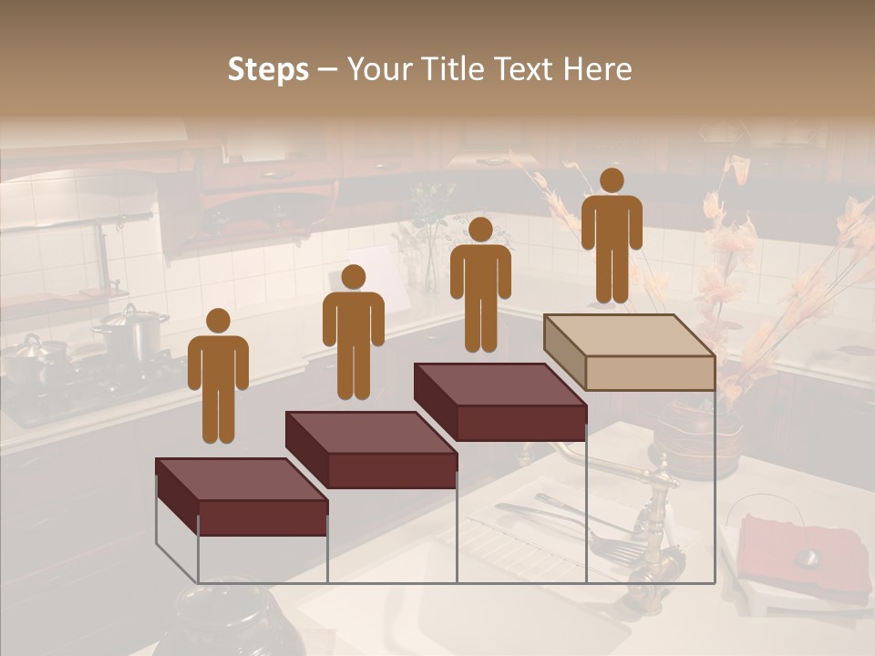 Household Cabinets Counters PowerPoint Template