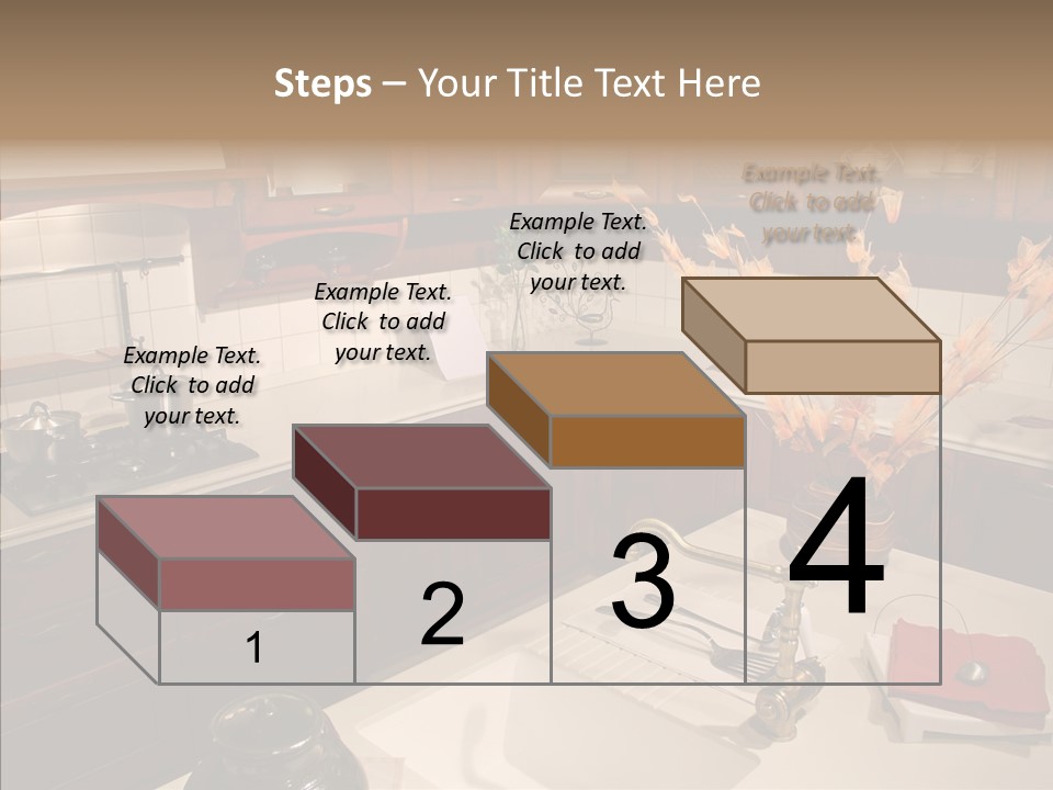Household Cabinets Counters PowerPoint Template