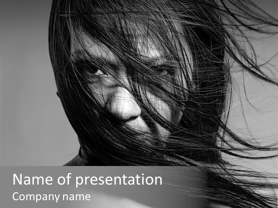 Glamour Pretty Erotic PowerPoint Template