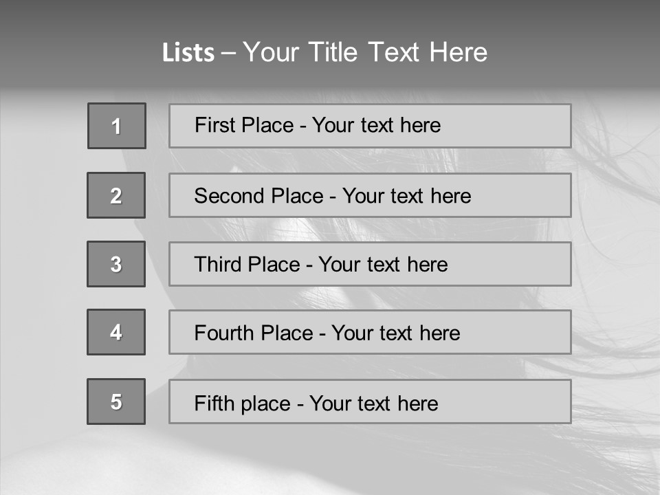 Glamour Pretty Erotic PowerPoint Template