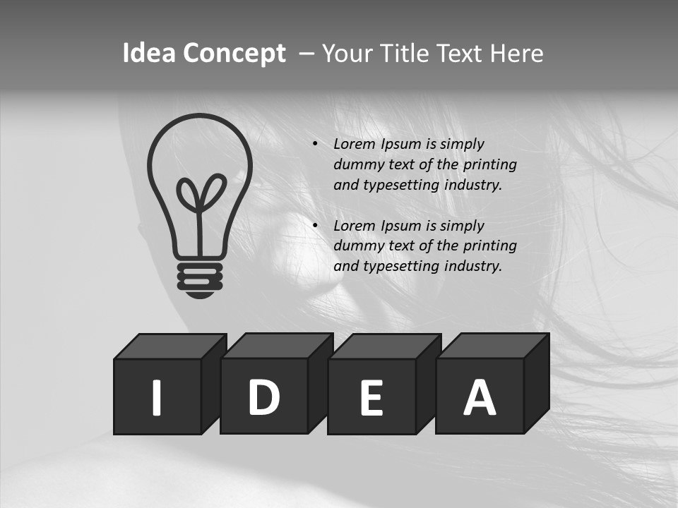 Glamour Pretty Erotic PowerPoint Template