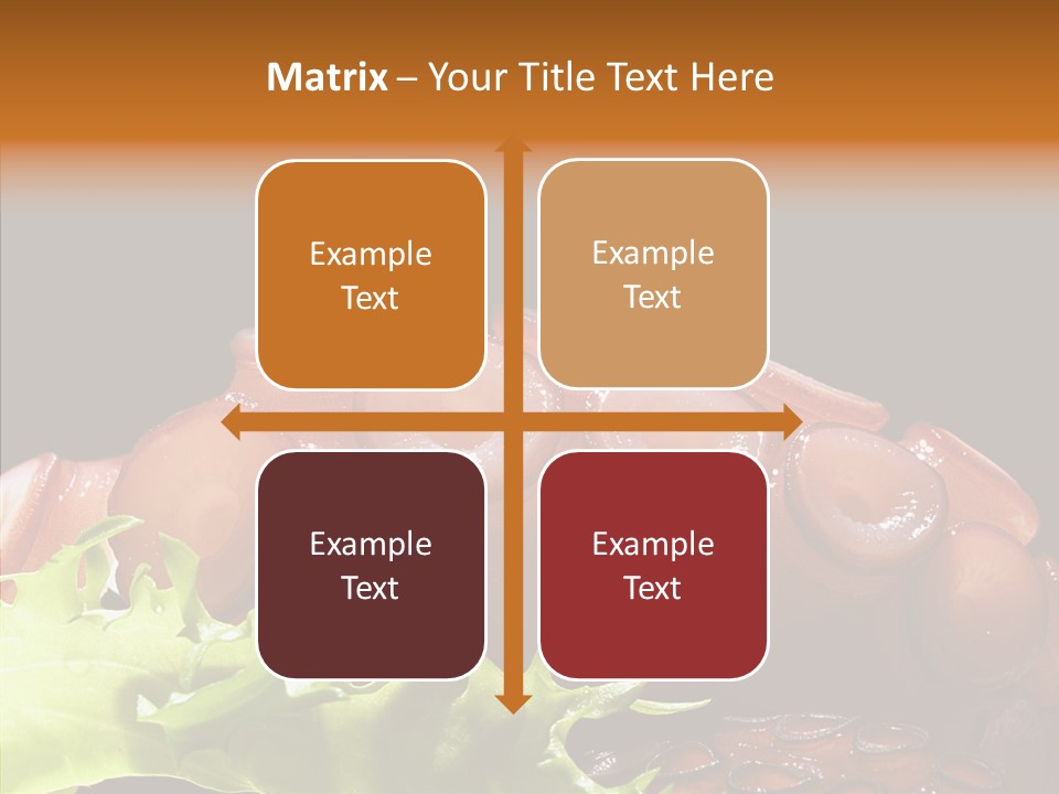 Rice Tuna Tea PowerPoint Template