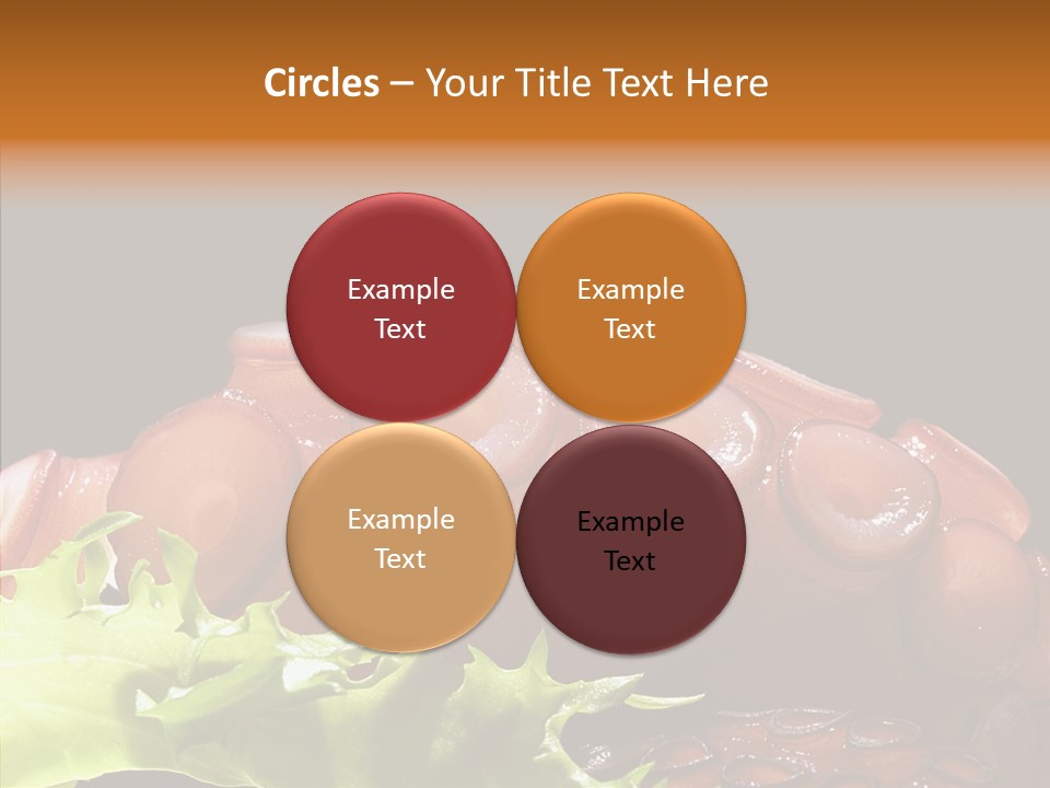 Rice Tuna Tea PowerPoint Template