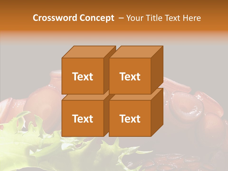 Rice Tuna Tea PowerPoint Template