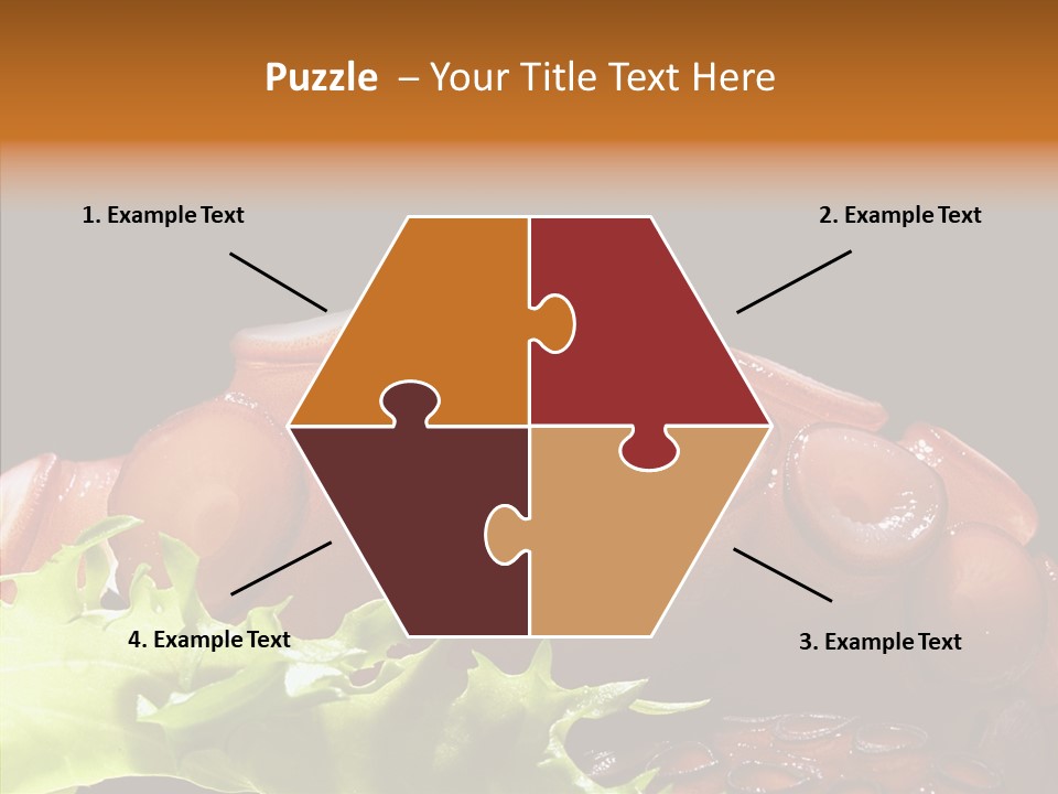 Rice Tuna Tea PowerPoint Template