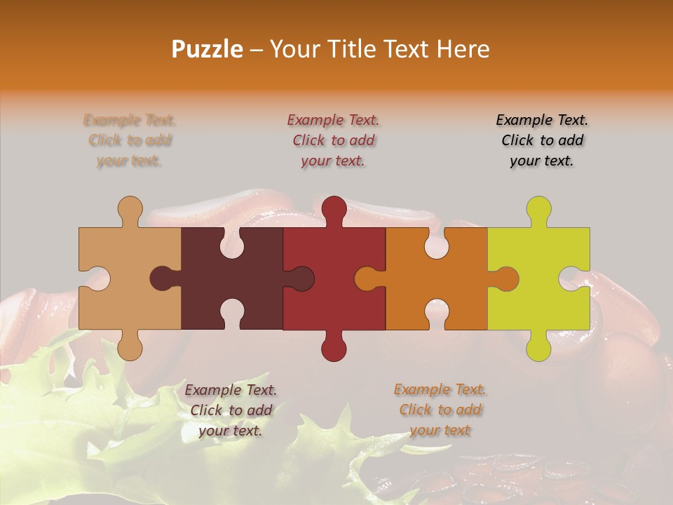 Rice Tuna Tea PowerPoint Template