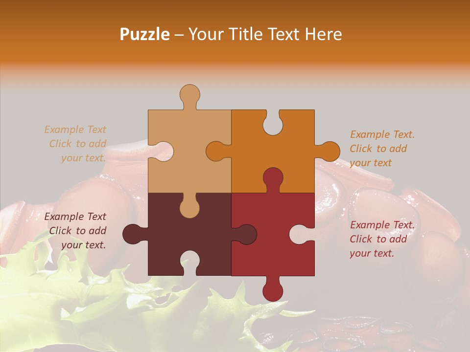 Rice Tuna Tea PowerPoint Template