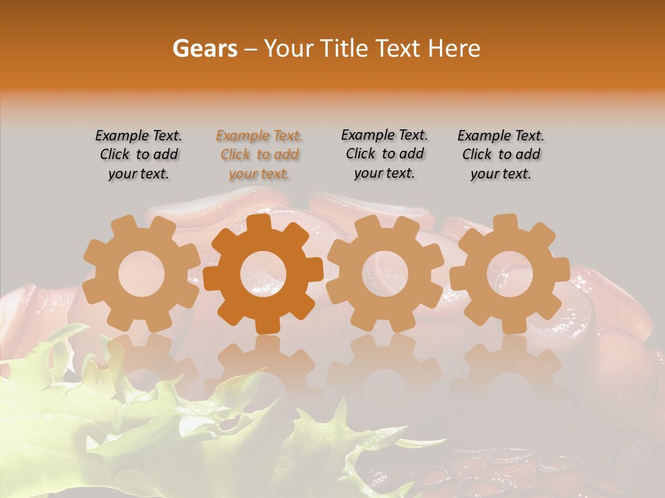 Rice Tuna Tea PowerPoint Template