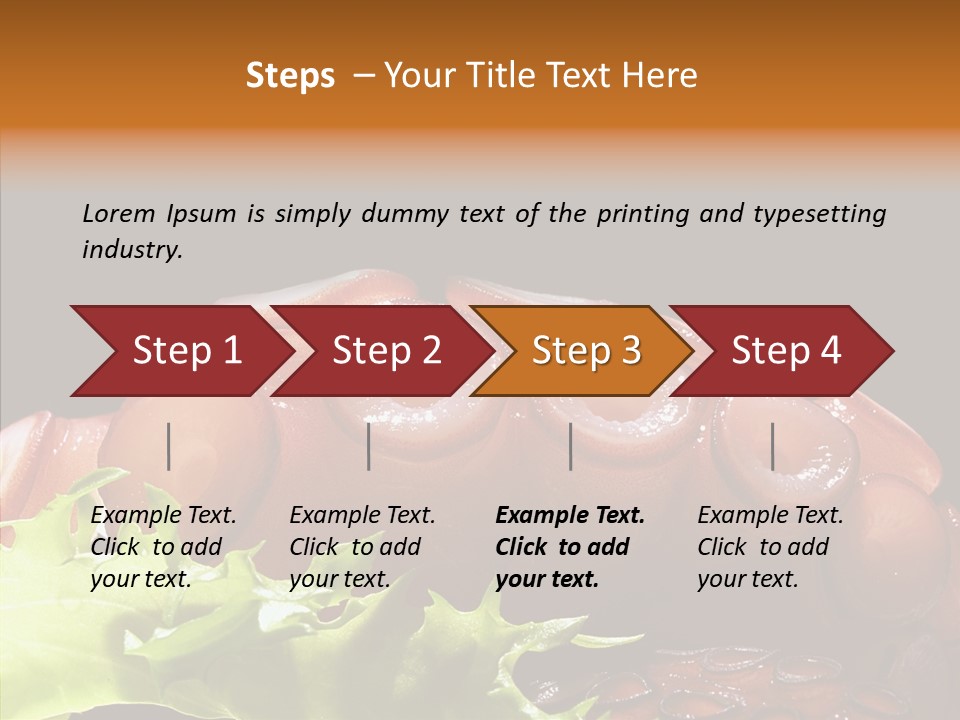 Rice Tuna Tea PowerPoint Template
