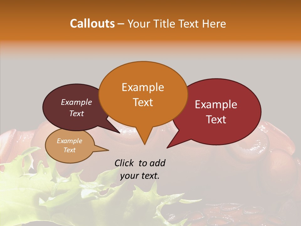 Rice Tuna Tea PowerPoint Template