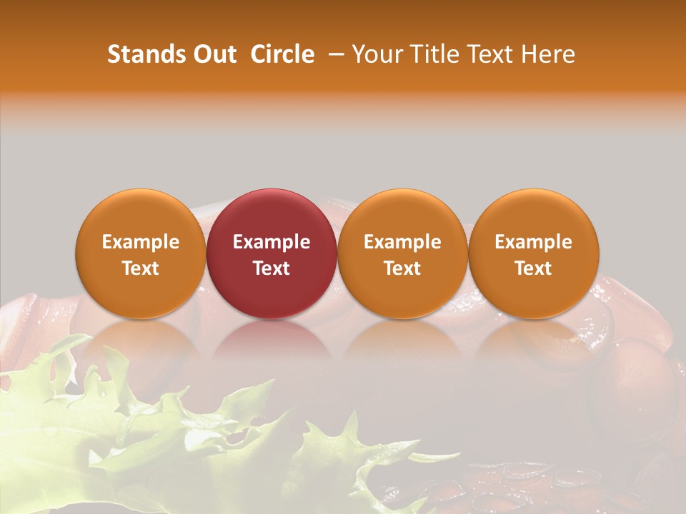 Rice Tuna Tea PowerPoint Template