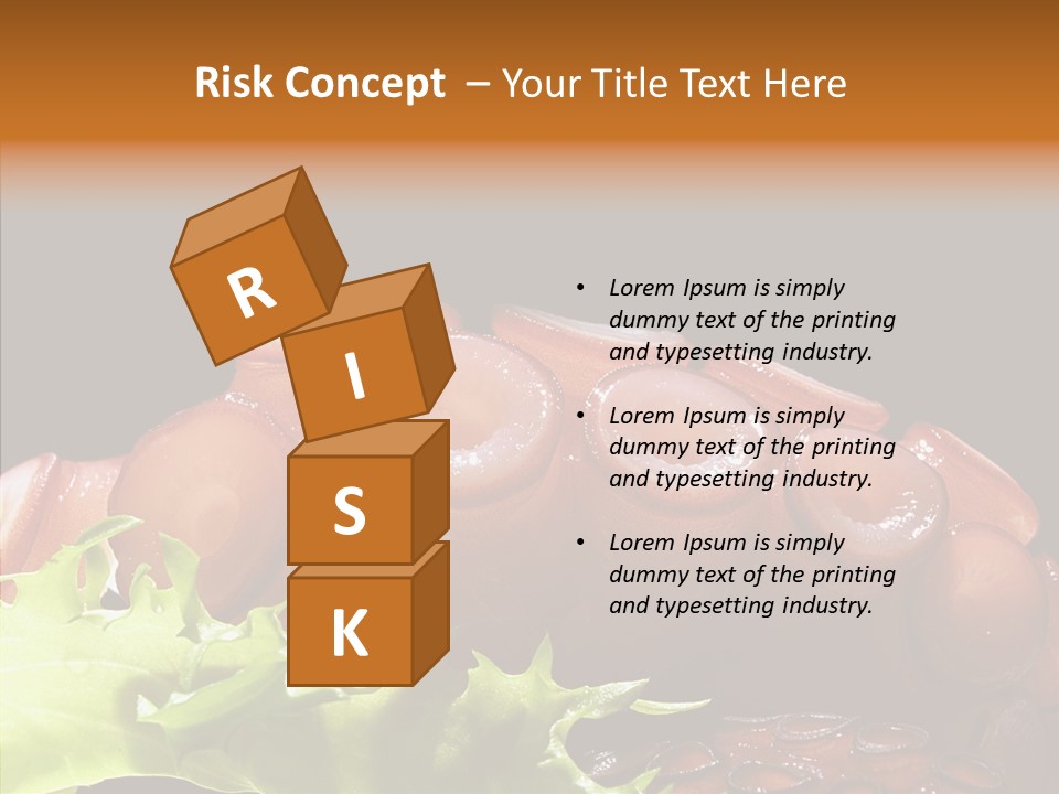 Rice Tuna Tea PowerPoint Template