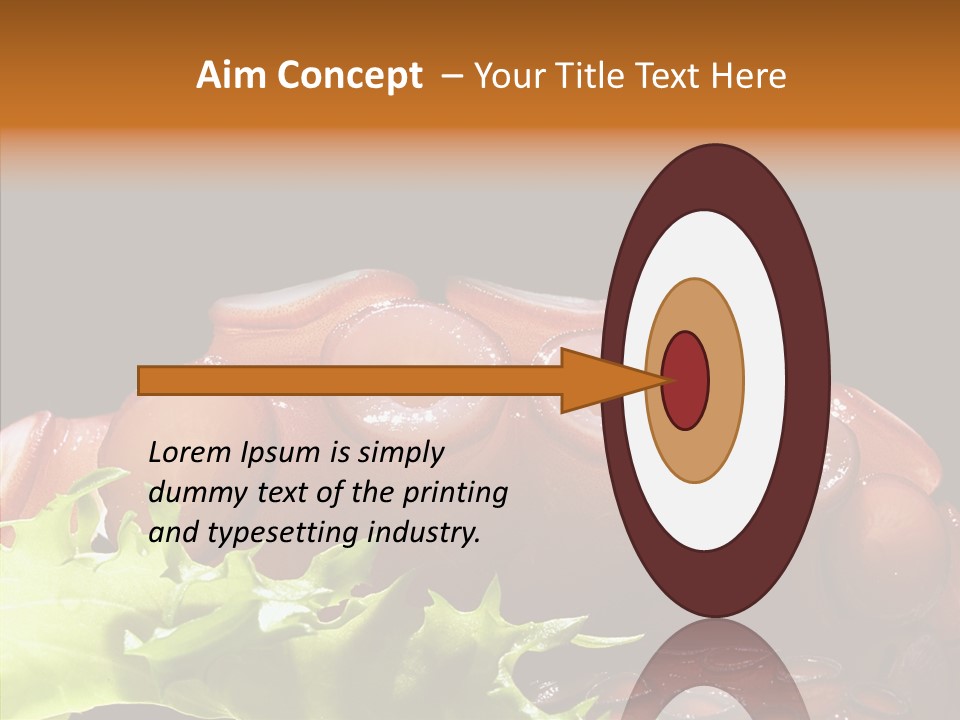 Rice Tuna Tea PowerPoint Template