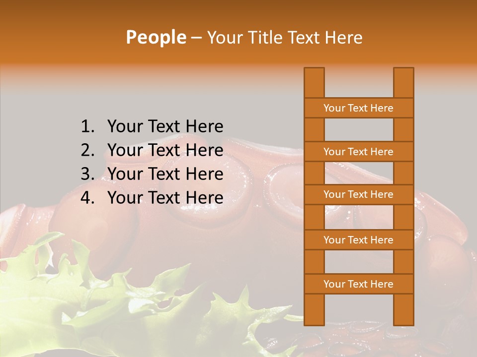 Rice Tuna Tea PowerPoint Template