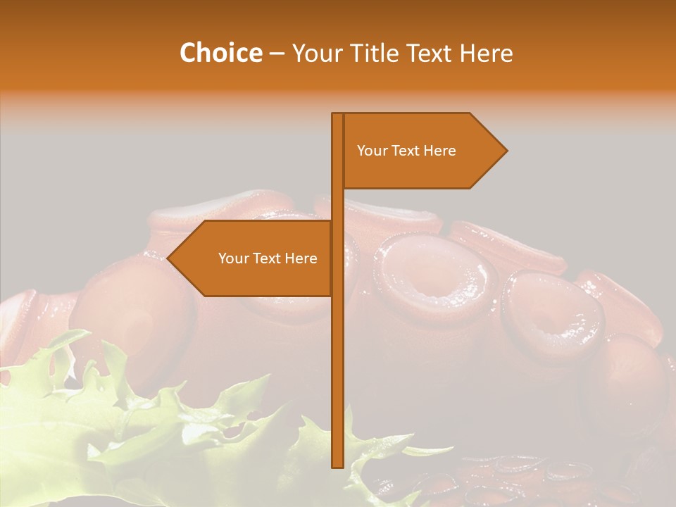 Rice Tuna Tea PowerPoint Template