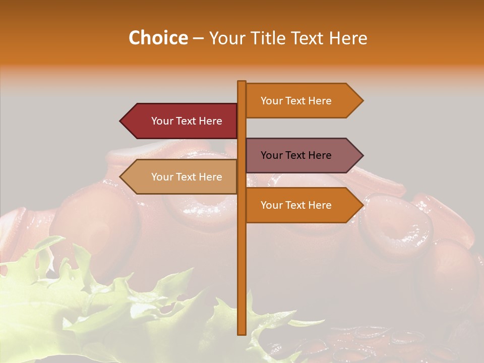 Rice Tuna Tea PowerPoint Template