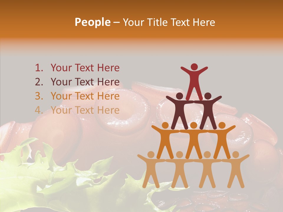 Rice Tuna Tea PowerPoint Template