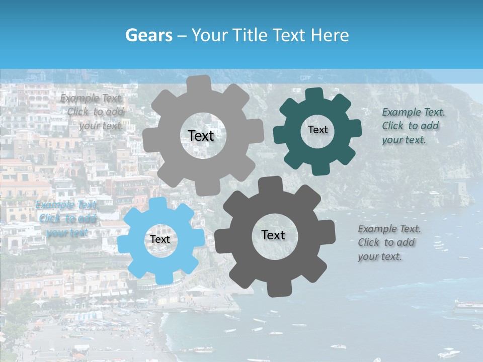 Culture Sky City PowerPoint Template