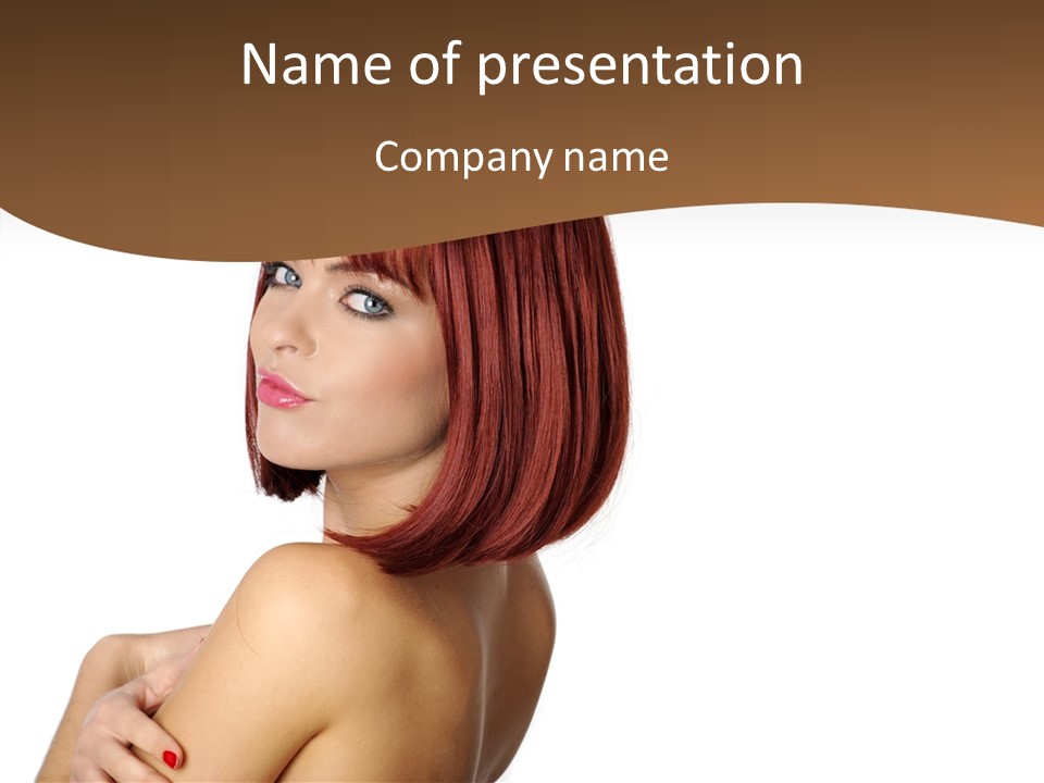 Sexy Hair Care PowerPoint Template