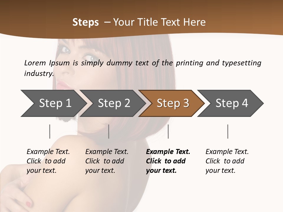 Sexy Hair Care PowerPoint Template