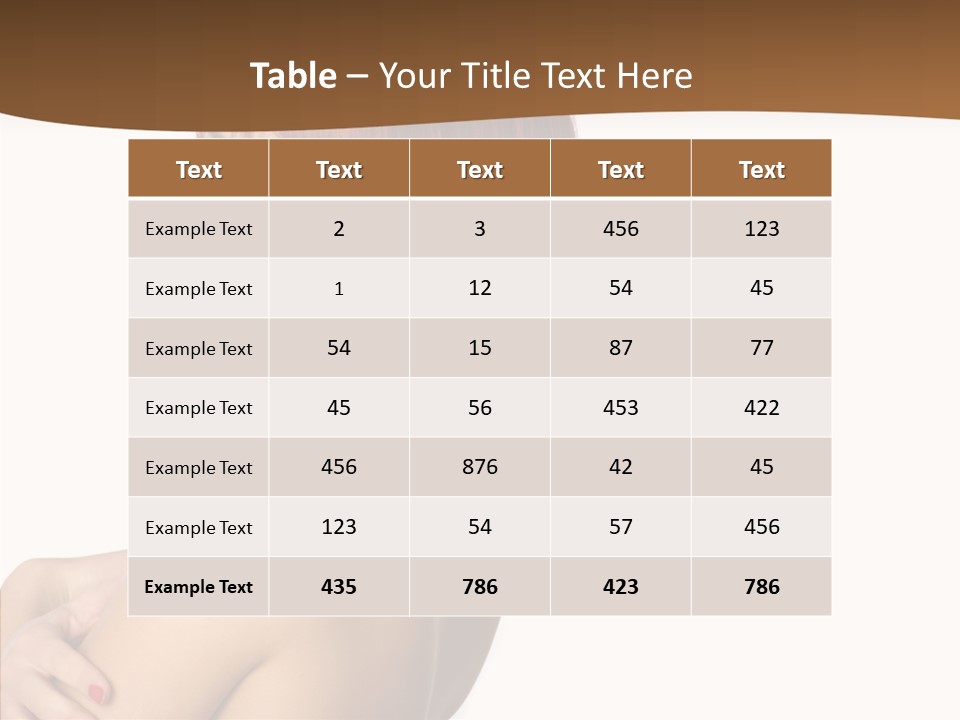 Sexy Hair Care PowerPoint Template