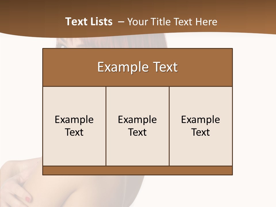 Sexy Hair Care PowerPoint Template