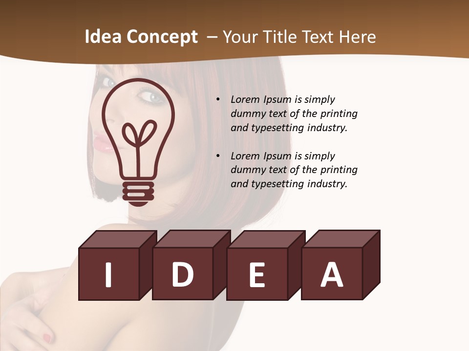 Sexy Hair Care PowerPoint Template
