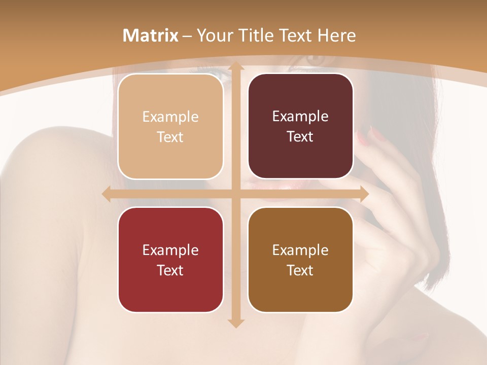 Redheaded Fresh Lovely PowerPoint Template