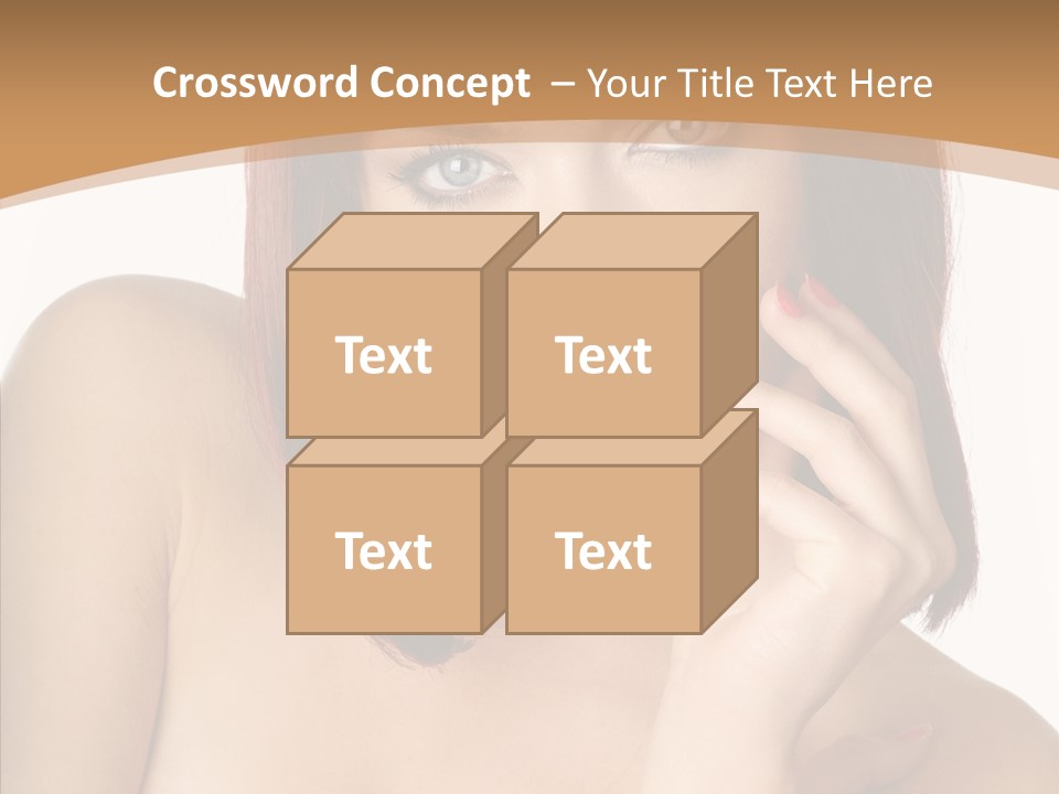 Redheaded Fresh Lovely PowerPoint Template