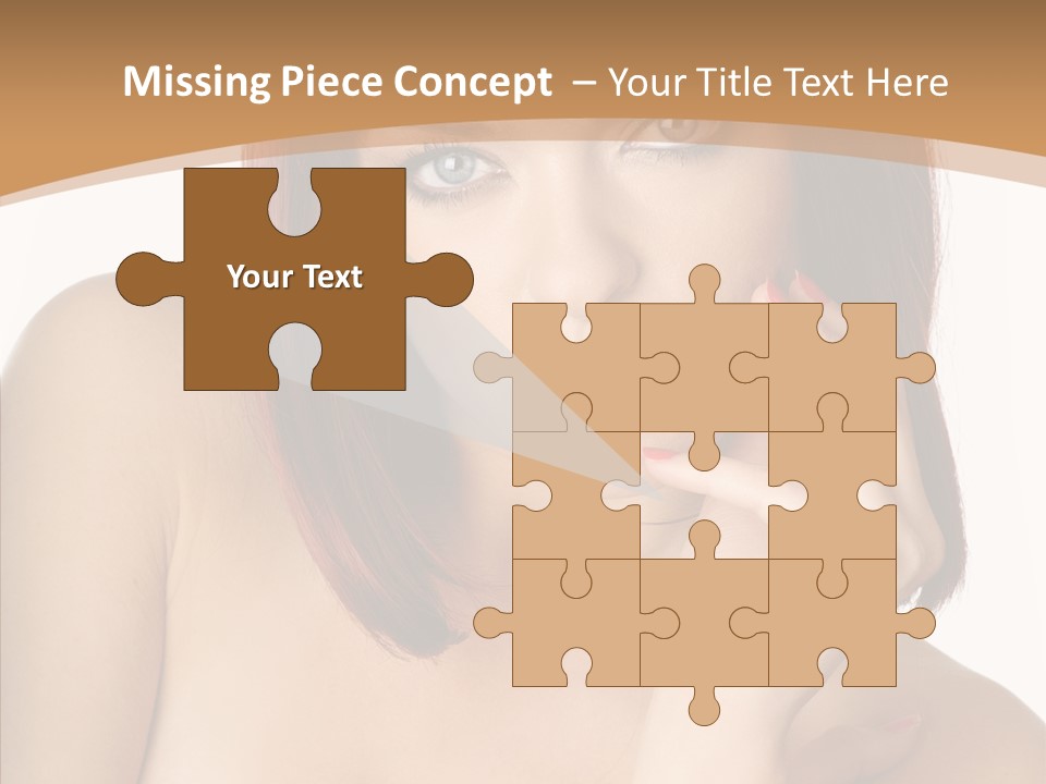 Redheaded Fresh Lovely PowerPoint Template