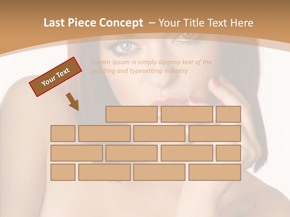 Redheaded Fresh Lovely PowerPoint Template