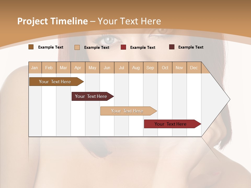 Redheaded Fresh Lovely PowerPoint Template