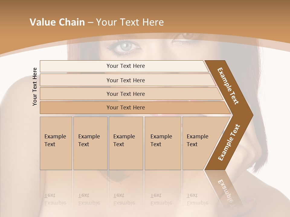 Redheaded Fresh Lovely PowerPoint Template