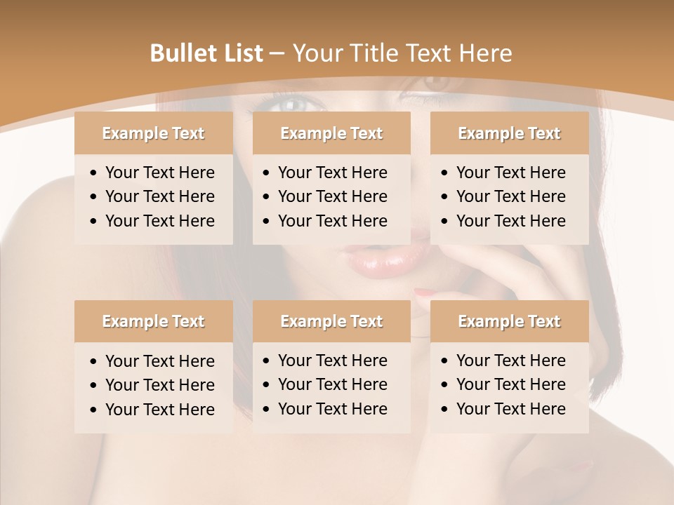 Redheaded Fresh Lovely PowerPoint Template