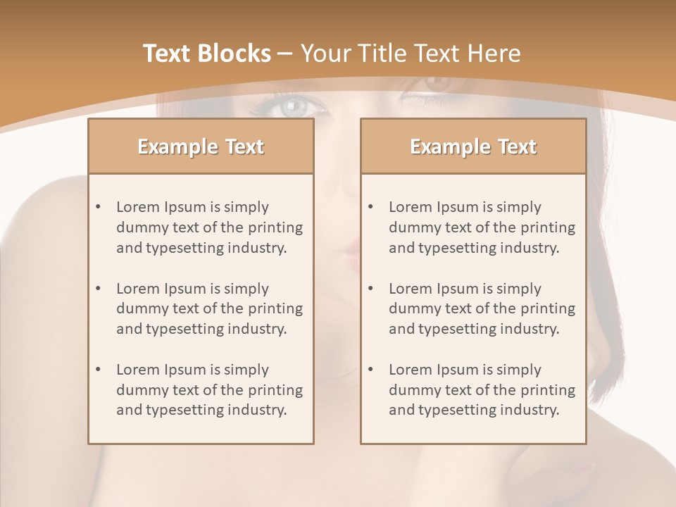 Redheaded Fresh Lovely PowerPoint Template