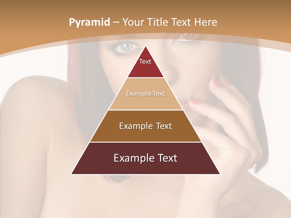 Redheaded Fresh Lovely PowerPoint Template