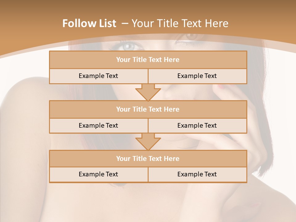 Redheaded Fresh Lovely PowerPoint Template