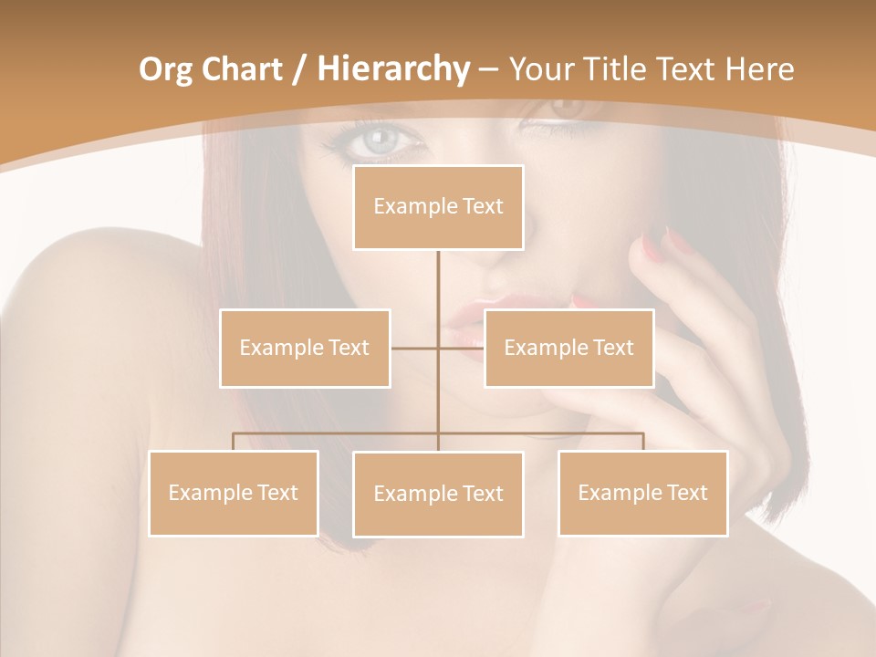 Redheaded Fresh Lovely PowerPoint Template