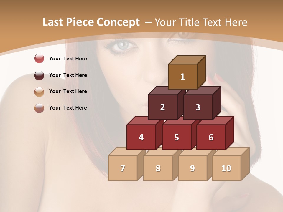 Redheaded Fresh Lovely PowerPoint Template