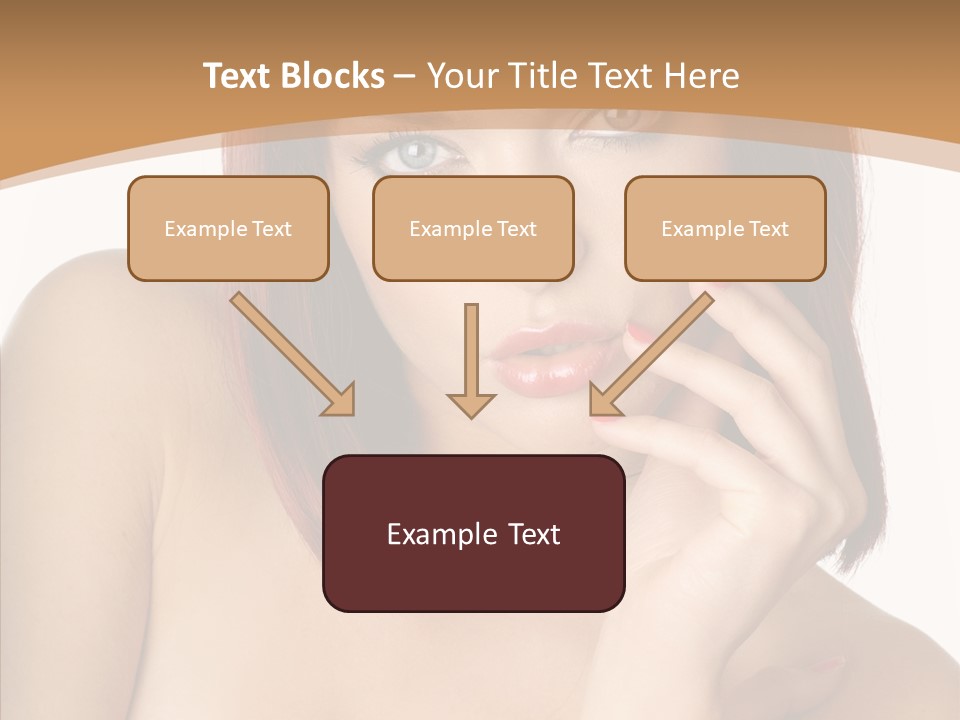 Redheaded Fresh Lovely PowerPoint Template