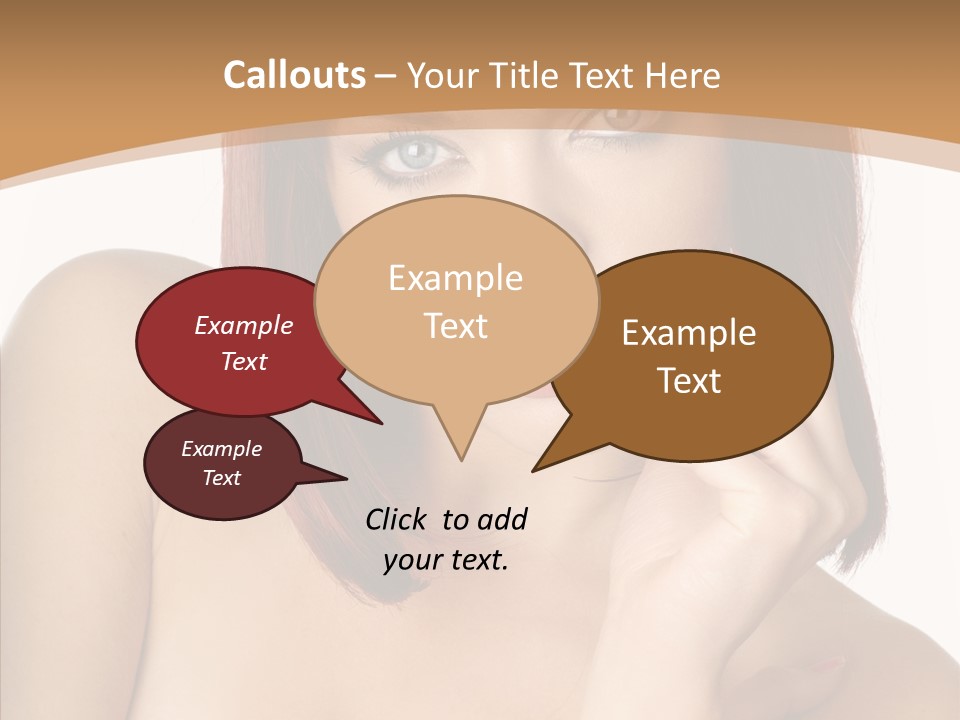 Redheaded Fresh Lovely PowerPoint Template