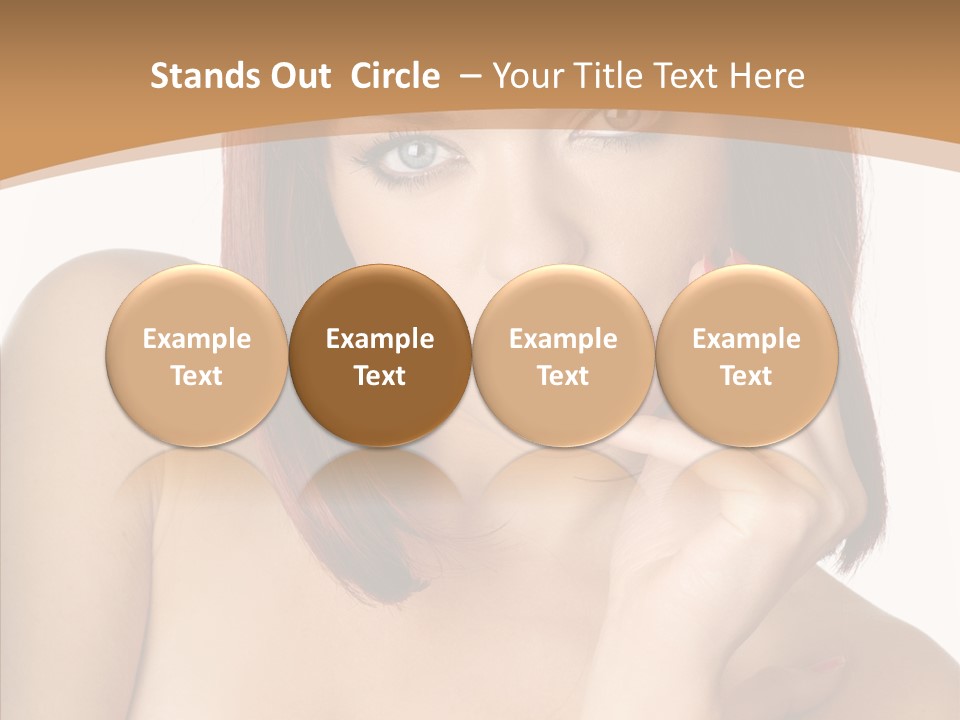 Redheaded Fresh Lovely PowerPoint Template