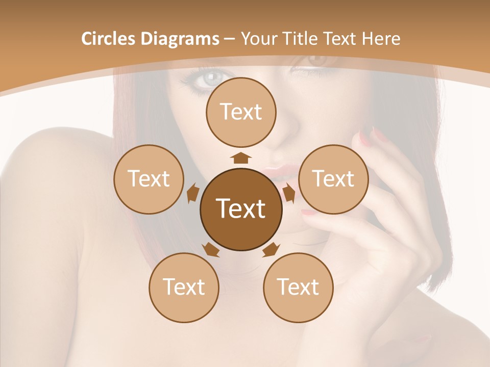 Redheaded Fresh Lovely PowerPoint Template